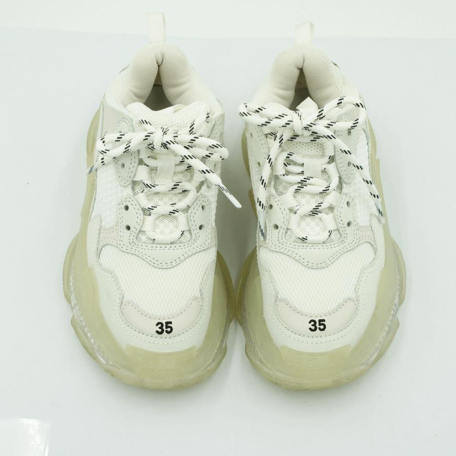 バレンシアガ(BALEMCIAGA) TRIPLE S CLEAR SOLE スニーカー　サイズ35(23cm)　限定エディション　靴　ホワイト　メンズ　レディース（中古）