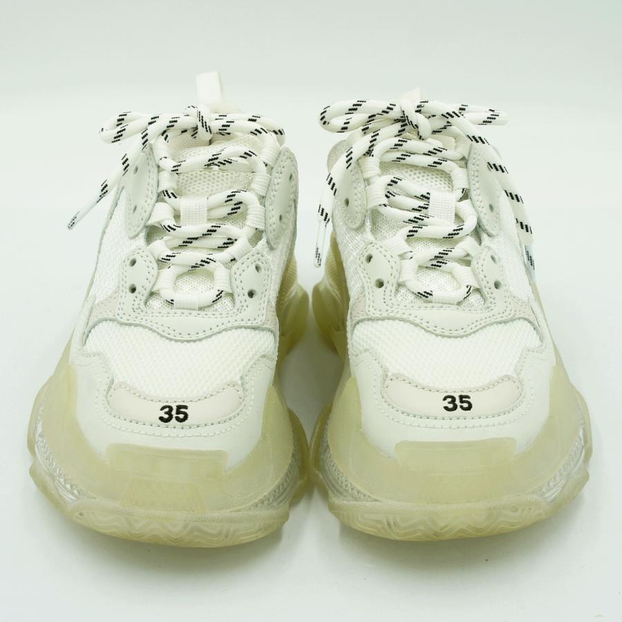 バレンシアガ(BALEMCIAGA) TRIPLE S CLEAR SOLE スニーカー　サイズ35(23cm)　限定エディション　靴　ホワイト　メンズ　レディース（中古）
