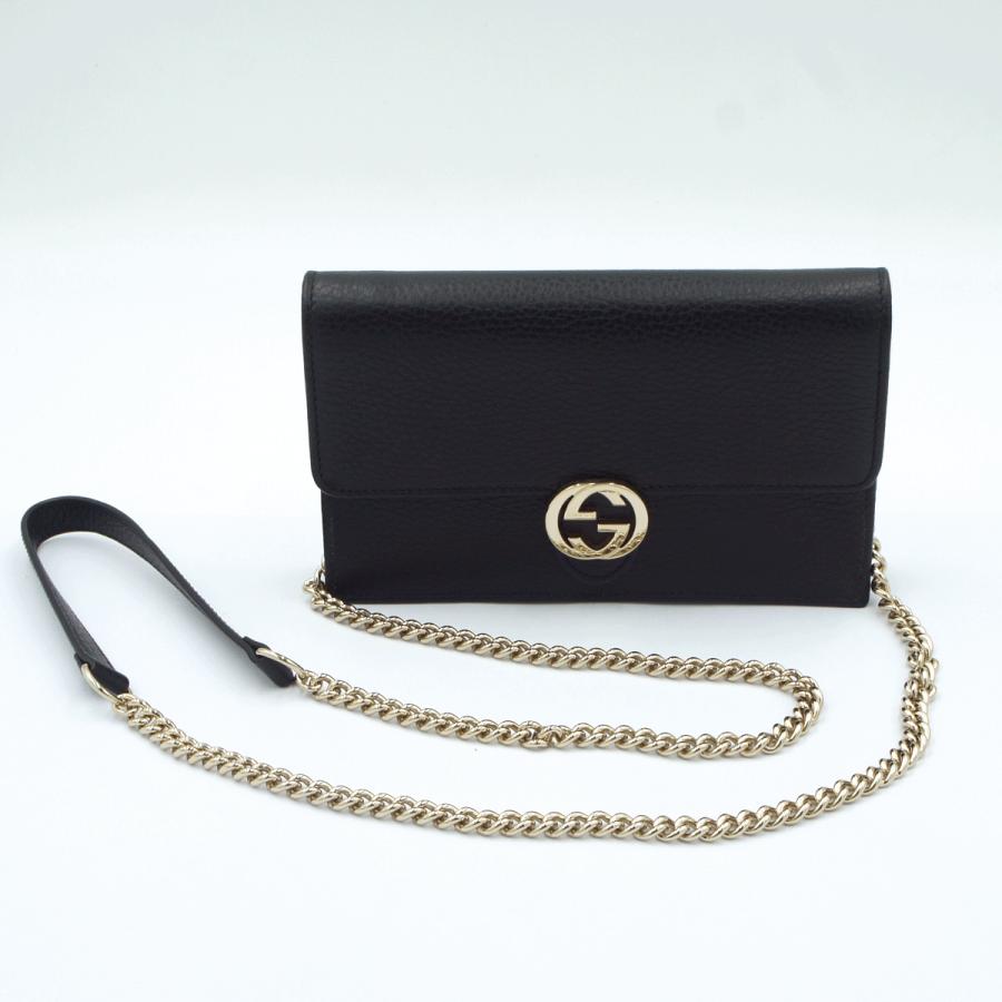 グッチ（GUCCI）インターロッキングG チェーンウォレット　615523　レディース（中古）