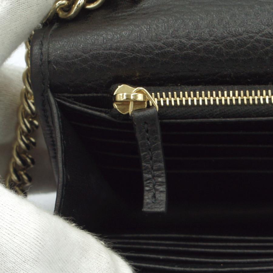 グッチ（GUCCI）インターロッキングG チェーンウォレット　615523　レディース（中古）