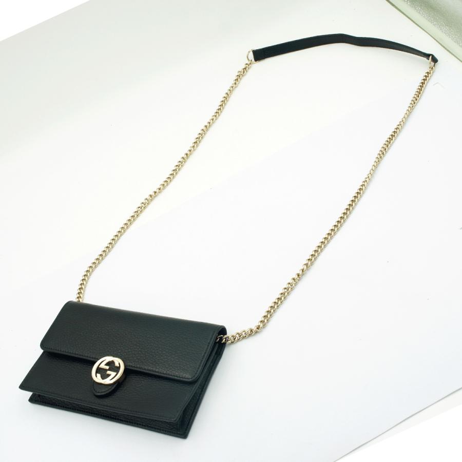 グッチ（GUCCI）インターロッキングG チェーンウォレット　615523　レディース（中古）