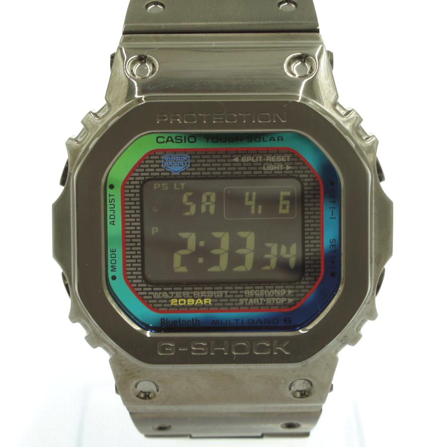 カシオ（CASIO）FULL METAL 5000SERIES　GMW-B5000BPC-1JF　ケース径49.3 × 43.2 × 13 mm　タフソーラー　メンズ　レディース（中古）