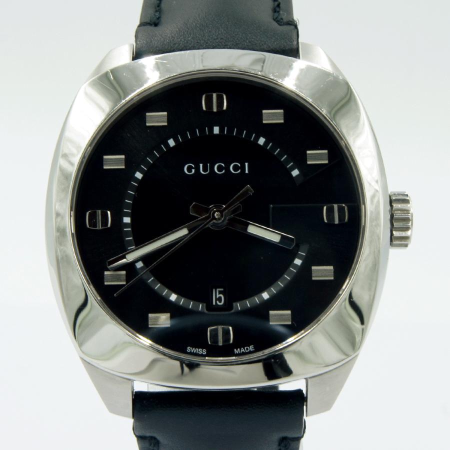 グッチ（GUCCI） GG2570　デイト 腕時計　クォーツ　YA142307　メンズ（中古）