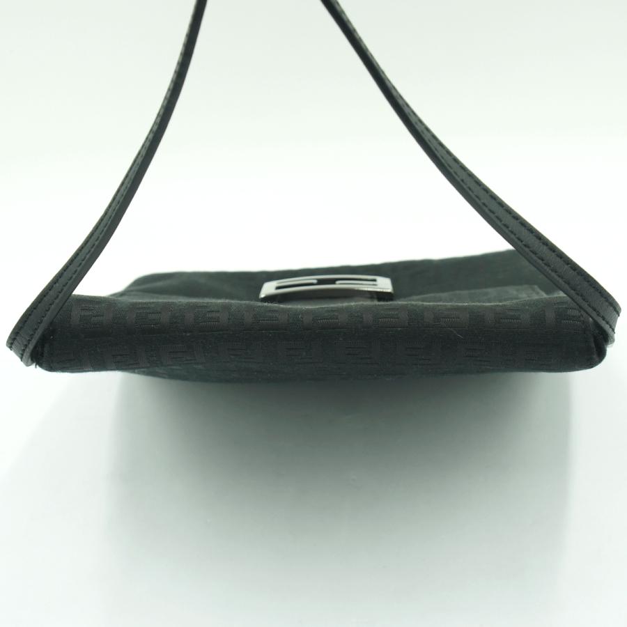フェンディ（FENDI）ズッキーノ　カムセポシェット　ショルダーバッグ　8BT075　ポシェット　斜め掛け　ブラック　レディース（中古）