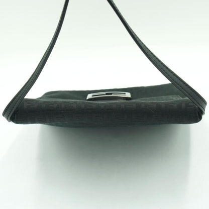 フェンディ（FENDI）ズッキーノ　カムセポシェット　ショルダーバッグ　8BT075　ポシェット　斜め掛け　ブラック　レディース（中古）