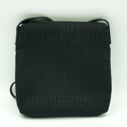 フェンディ（FENDI）ズッキーノ　カムセポシェット　ショルダーバッグ　8BT075　ポシェット　斜め掛け　ブラック　レディース（中古）