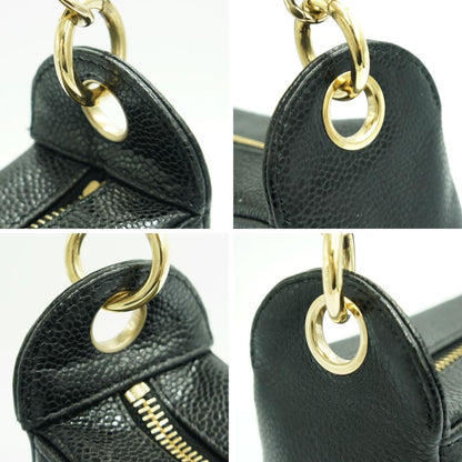 シャネル（CHANEL）キャビアスキン マトラッセ　ココマーク　ワンショルダー　A20993　ハンドバッグ　ショルダーバッグ　ブラック　レディース（中古・美品）