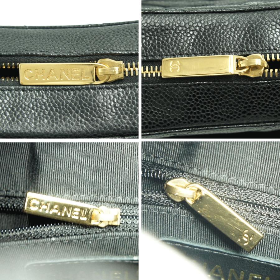 シャネル（CHANEL）キャビアスキン マトラッセ　ココマーク　ワンショルダー　A20993　ハンドバッグ　ショルダーバッグ　ブラック　レディース（中古・美品）