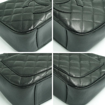 シャネル（CHANEL）キャビアスキン マトラッセ　ココマーク　ワンショルダー　A20993　ハンドバッグ　ショルダーバッグ　ブラック　レディース（中古・美品）