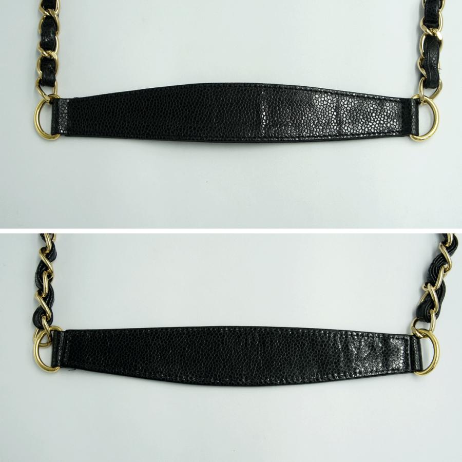 シャネル（CHANEL）キャビアスキン マトラッセ　ココマーク　ワンショルダー　A20993　ハンドバッグ　ショルダーバッグ　ブラック　レディース（中古・美品）