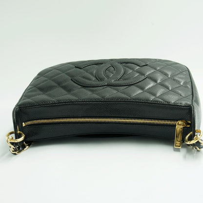 シャネル（CHANEL）キャビアスキン マトラッセ　ココマーク　ワンショルダー　A20993　ハンドバッグ　ショルダーバッグ　ブラック　レディース（中古・美品）