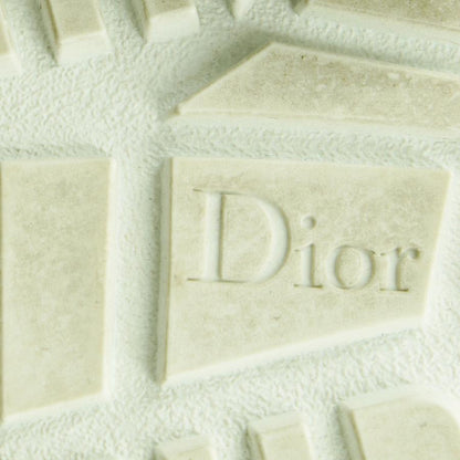 クリスチャンディオール（ChristianDior）ローカットスニーカー　サイズ36 1/2(23.5cm)　KCK278BCR　DIOR-ID　靴　ホワイト/ブラック　レディース（中古）