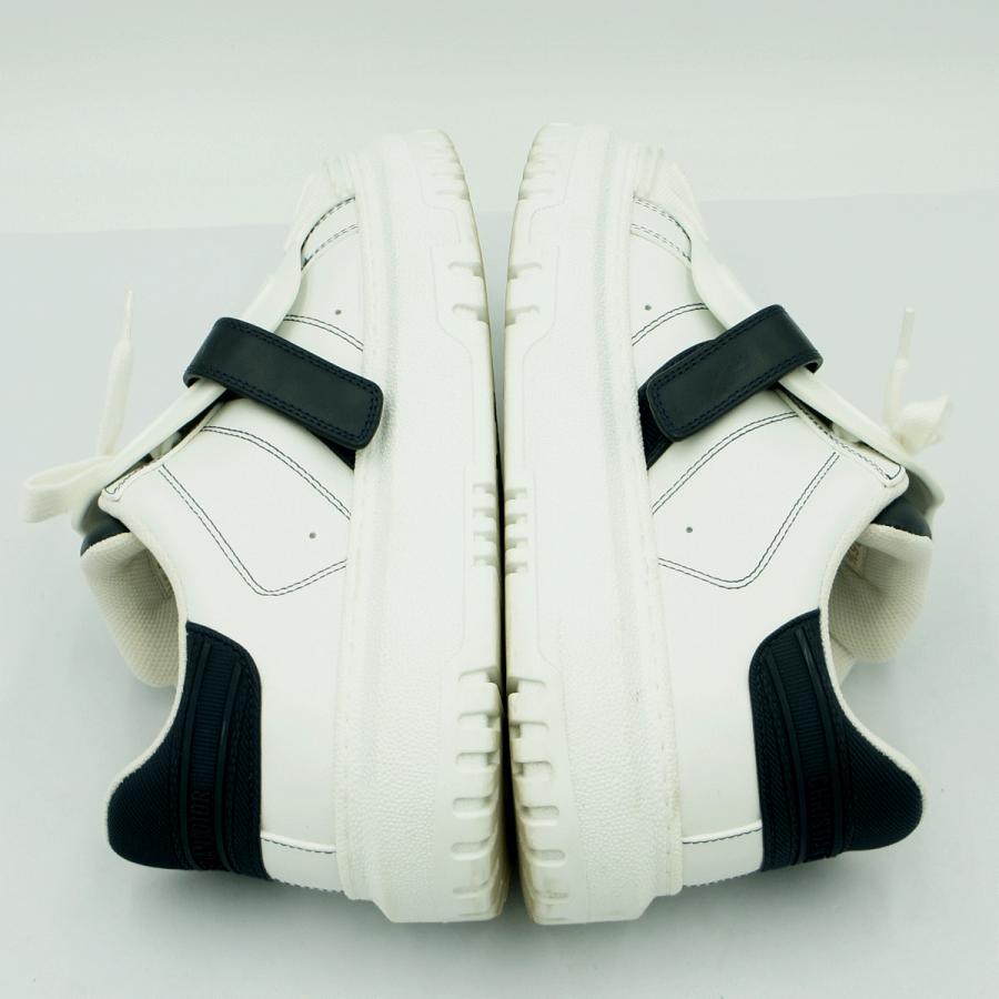 クリスチャンディオール（ChristianDior）ローカットスニーカー　サイズ36 1/2(23.5cm)　KCK278BCR　DIOR-ID　靴　ホワイト/ブラック　レディース（中古）