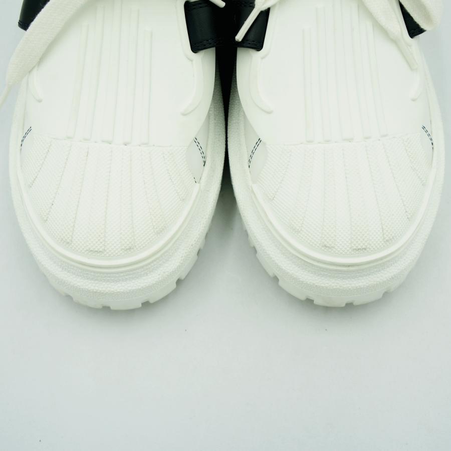 クリスチャンディオール（ChristianDior）ローカットスニーカー　サイズ36 1/2(23.5cm)　KCK278BCR　DIOR-ID　靴　ホワイト/ブラック　レディース（中古）