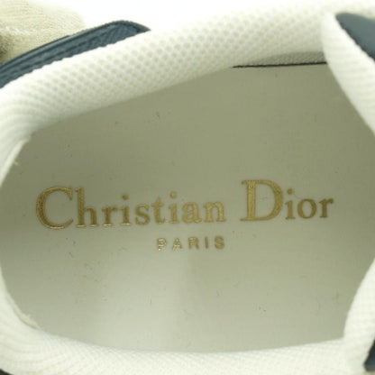 クリスチャンディオール（ChristianDior）ローカットスニーカー　サイズ36 1/2(23.5cm)　KCK278BCR　DIOR-ID　靴　ホワイト/ブラック　レディース（中古）