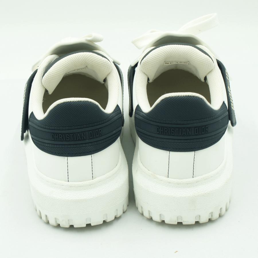 クリスチャンディオール（ChristianDior）ローカットスニーカー　サイズ36 1/2(23.5cm)　KCK278BCR　DIOR-ID　靴　ホワイト/ブラック　レディース（中古）
