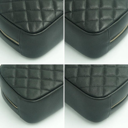 シャネル（CHANEL）トラベルコスメポーチ　A80910　2023年秋冬新作　レディース　ポーチ　ブラック　レディース　（中古・美品）