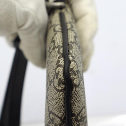 グッチ(GUCCI)GGスプリーム　キングスネークプリント　リストポーチ　597556　サイズ：W19cm×H11cm　ヘビ　小物　ポーチ　レディース(中古・未使用)