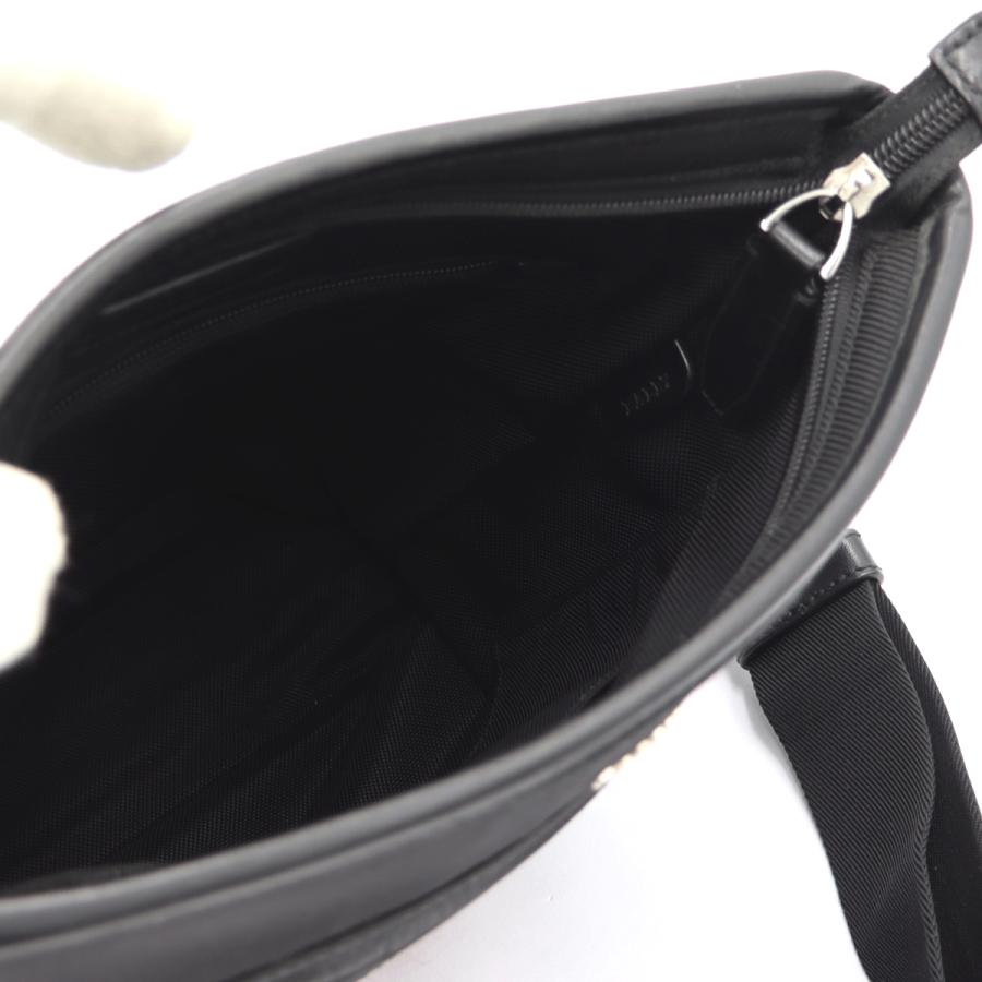 バリー(BALLY) カーリオス　ショルダーバッグ　6220467　ショルダー長さ：約78cm〜128cm　ブラック　メンズ(中古)