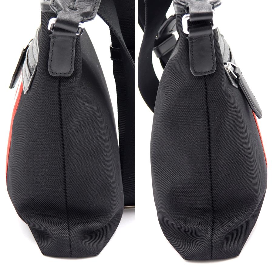 バリー(BALLY) カーリオス　ショルダーバッグ　6220467　ショルダー長さ：約78cm〜128cm　ブラック　メンズ(中古)