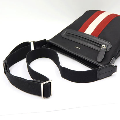 バリー(BALLY) カーリオス　ショルダーバッグ　6220467　ショルダー長さ：約78cm〜128cm　ブラック　メンズ(中古)