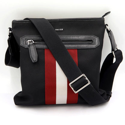 バリー(BALLY) カーリオス　ショルダーバッグ　6220467　ショルダー長さ：約78cm〜128cm　ブラック　メンズ(中古)