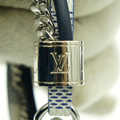 ルイヴィトン（LOUIS VUITTON）ブラスレLVトレブルブレスレット　M6519E　ダミエアズール　ブレスレット　アクセサリー　メンズ　レディース（中古）