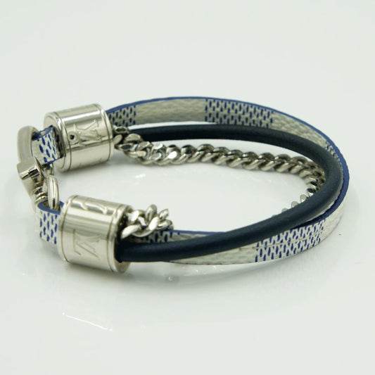 ルイヴィトン（LOUIS VUITTON）ブラスレLVトレブルブレスレット　M6519E　ダミエアズール　ブレスレット　アクセサリー　メンズ　レディース（中古）