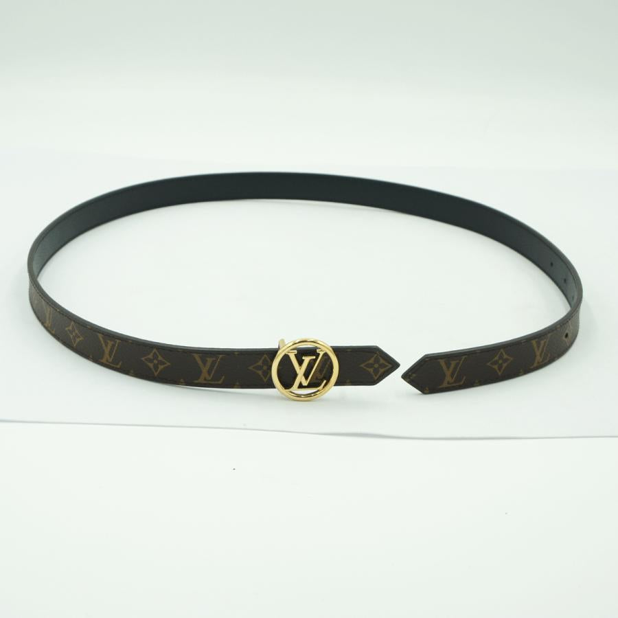 ルイヴィトン（LOUIS VUITTON）ベルト・LV　リバーシブル　20MM　M0567　モノグラム　レディース(中古）