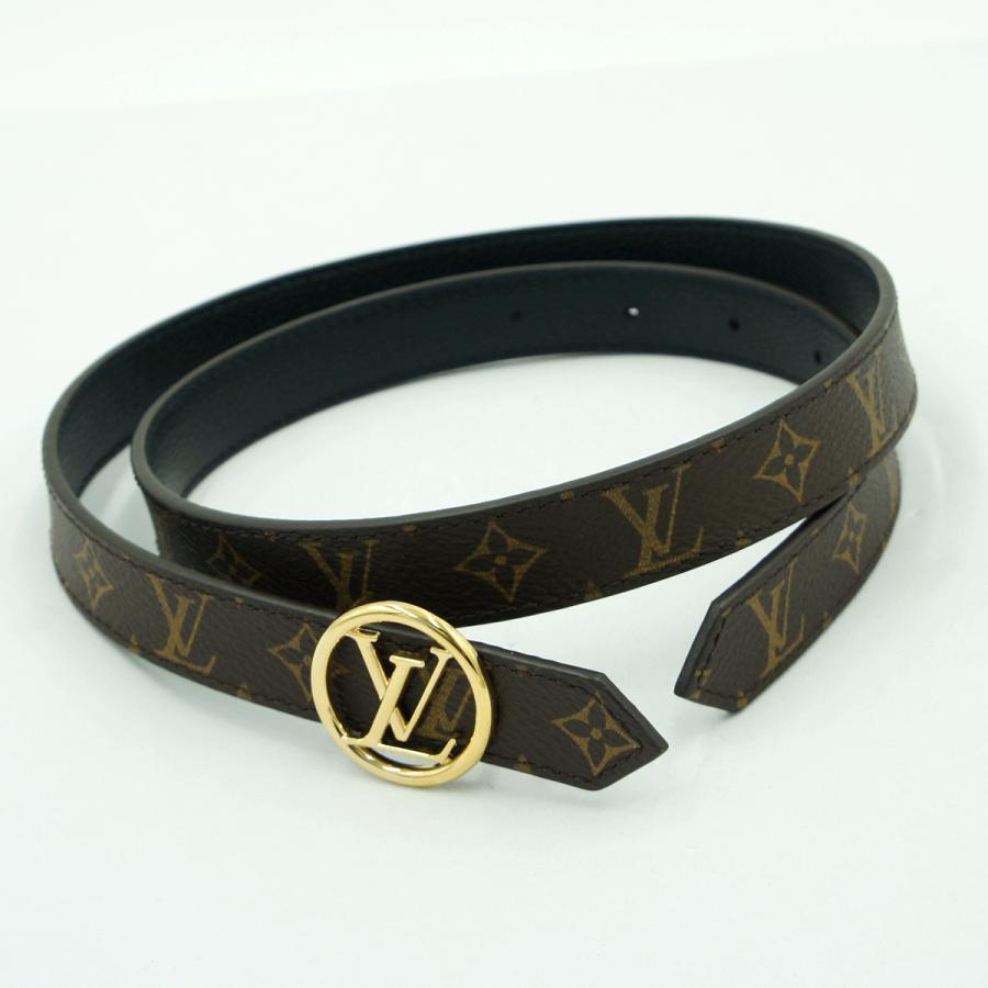 ルイヴィトン（LOUIS VUITTON）ベルト・LV　リバーシブル　20MM　M0567　モノグラム　レディース(中古）