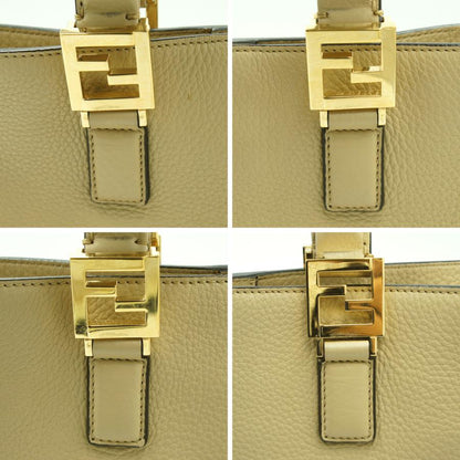 フェンディ（FENDI）FFトート スモール レザー 2WAY ハンドバッグ　8BH367　ハンドバッグ　トートバッグ　ショルダーバッグ　レディース（中古品）