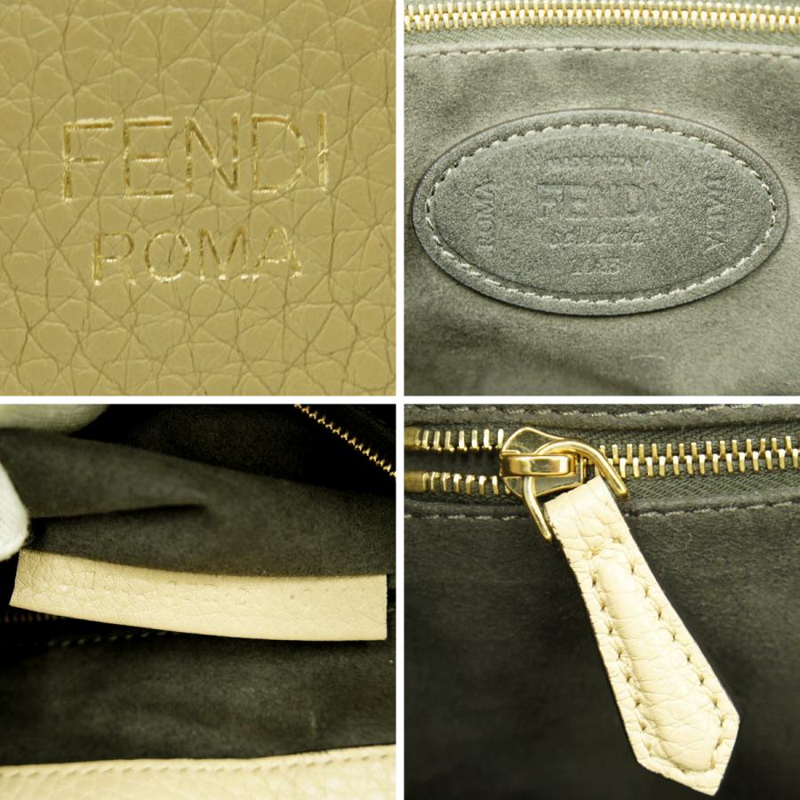 フェンディ（FENDI）FFトート スモール レザー 2WAY ハンドバッグ　8BH367　ハンドバッグ　トートバッグ　ショルダーバッグ　レディース（中古品）