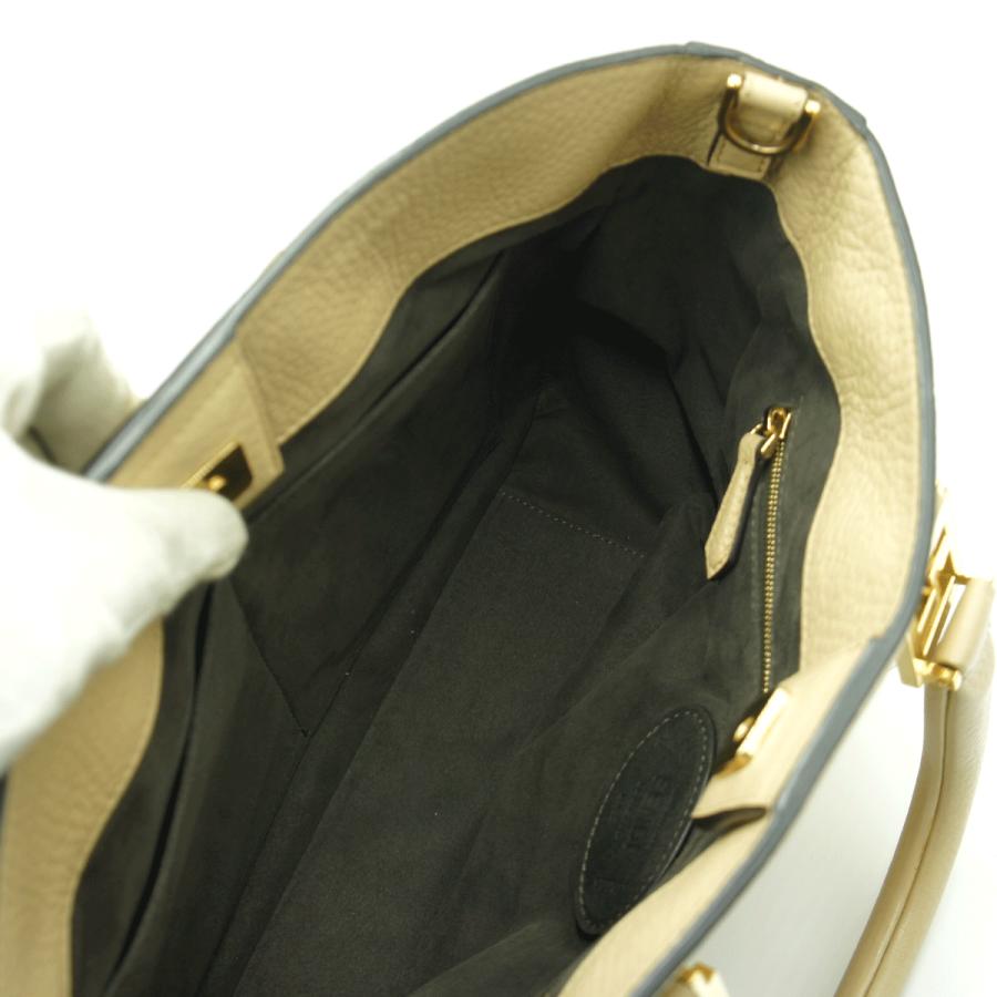 フェンディ（FENDI）FFトート スモール レザー 2WAY ハンドバッグ　8BH367　ハンドバッグ　トートバッグ　ショルダーバッグ　レディース（中古品）