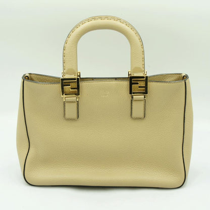 フェンディ（FENDI）FFトート スモール レザー 2WAY ハンドバッグ　8BH367　ハンドバッグ　トートバッグ　ショルダーバッグ　レディース（中古品）