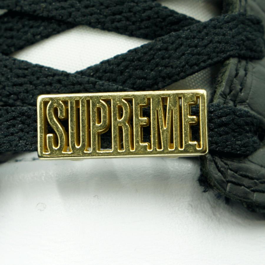 NIKE SB × Supreme　ナイキSB ダンク LOW OG QS　サイズ27cm　GOLD STARS　コラボ商品　スニーカー　靴　星　ホワイト/ブラック　メンズ（中古・未使用）