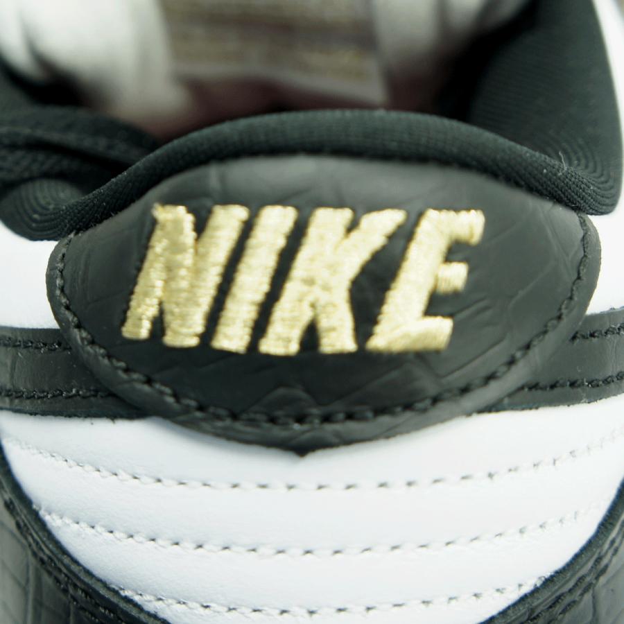 NIKE SB × Supreme　ナイキSB ダンク LOW OG QS　サイズ27cm　GOLD STARS　コラボ商品　スニーカー　靴　星　ホワイト/ブラック　メンズ（中古・未使用）