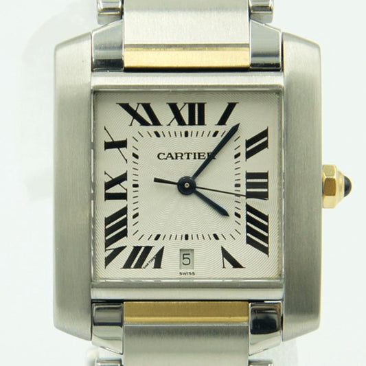 カルティエ(Cartier）タンク　フランセーズLM　W51005Q4　自動巻き　メンズ（中古）