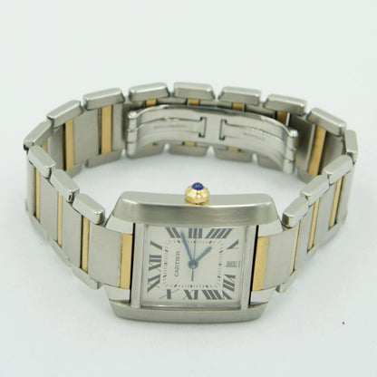 カルティエ(Cartier）タンク　フランセーズLM　W51005Q4　自動巻き　メンズ（中古）