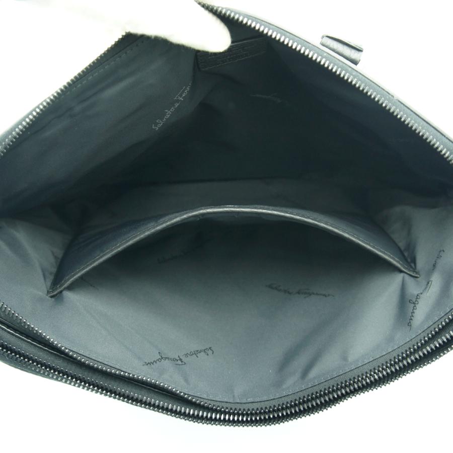 サルヴァトーレフェラガモ（Salvatore Ferragamo）ビジネスバッグ　ブリーフケース　740811　ハンドバッグ　ショルダーバッグ　ブラック　メンズ（中古）