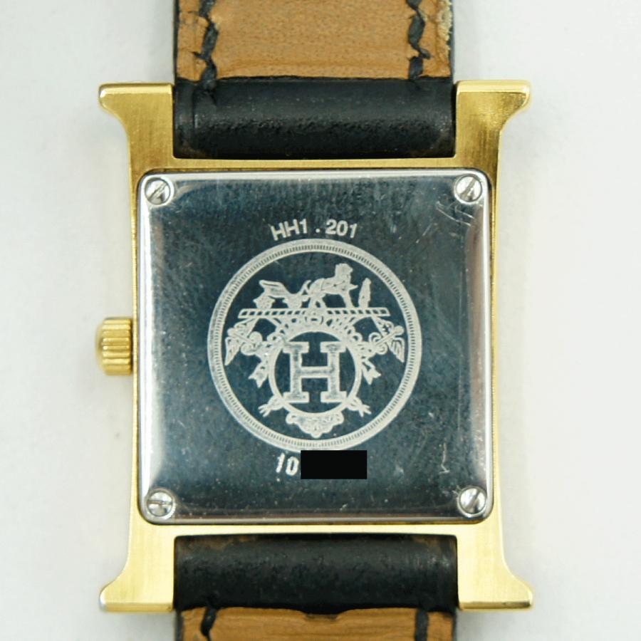 エルメス（HERMES）Hウォッチ　ミニ　HH1.201　クォーツ　レディース（中古）