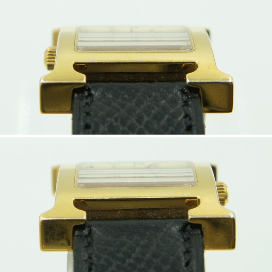 エルメス（HERMES）Hウォッチ　ミニ　HH1.201　クォーツ　レディース（中古）