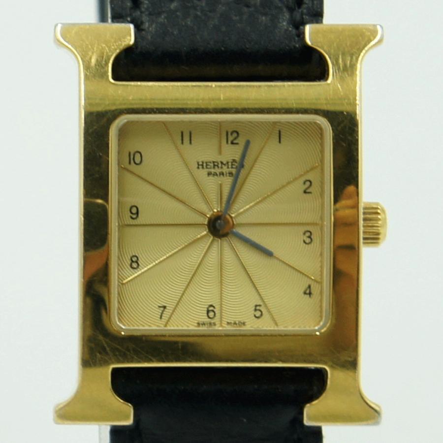 エルメス（HERMES）Hウォッチ　ミニ　HH1.201　クォーツ　レディース（中古）