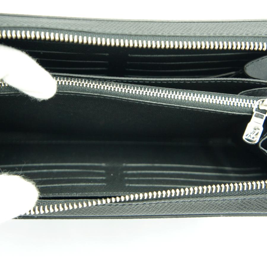 ルイヴィトン（LOUIS VUITTON）タイガ　ジッピーXL　M44276　黒・ブラック　長財布　メンズ　（中古・美品）