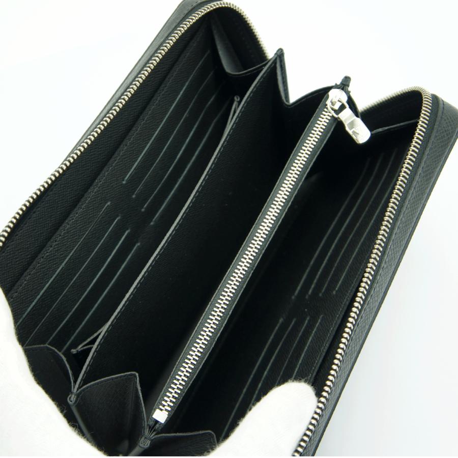 ルイヴィトン（LOUIS VUITTON）タイガ　ジッピーXL　M44276　黒・ブラック　長財布　メンズ　（中古・美品）
