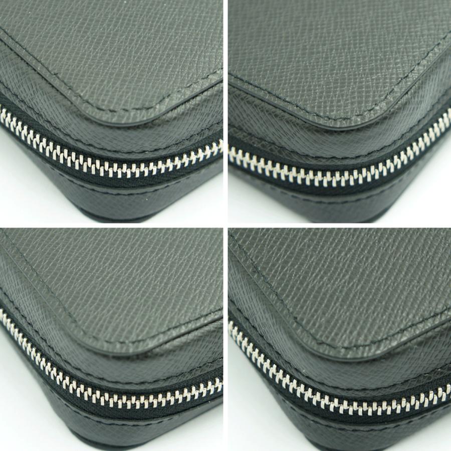 ルイヴィトン（LOUIS VUITTON）タイガ　ジッピーXL　M44276　黒・ブラック　長財布　メンズ　（中古・美品）