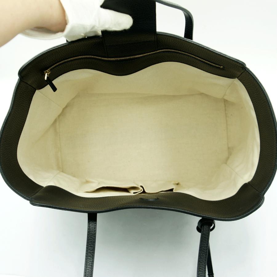 グッチ(GUCCI)スウィング　トートバッグ　354397　ショルダーバッグ　ブラック　黒　レディース(中古)