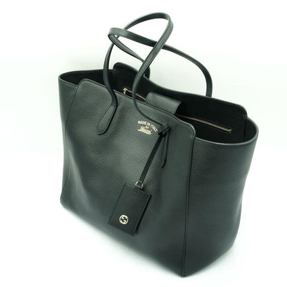 グッチ(GUCCI)スウィング　トートバッグ　354397　ショルダーバッグ　ブラック　黒　レディース(中古)