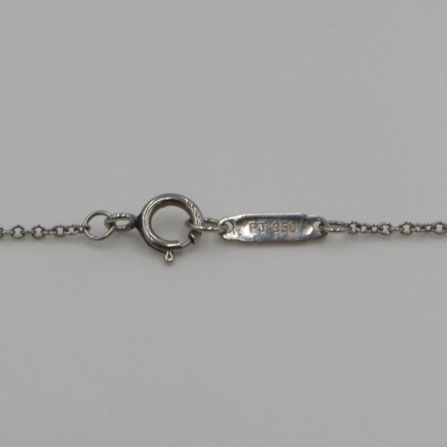 ティファニー(Tiffany & Co)Pt950ビクトリアパールネックレス　重量5.05ｇ(石の重量含む) レディース（中古）