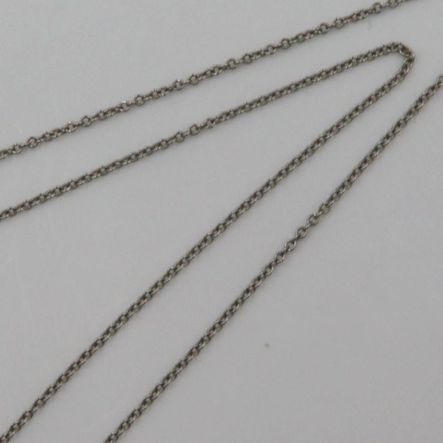 ティファニー(Tiffany & Co)Pt950ビクトリアパールネックレス　重量5.05ｇ(石の重量含む) レディース（中古）