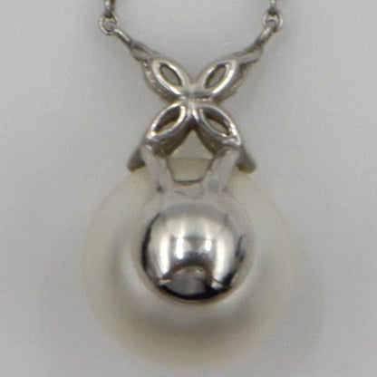 ティファニー(Tiffany & Co)Pt950ビクトリアパールネックレス　重量5.05ｇ(石の重量含む) レディース（中古）